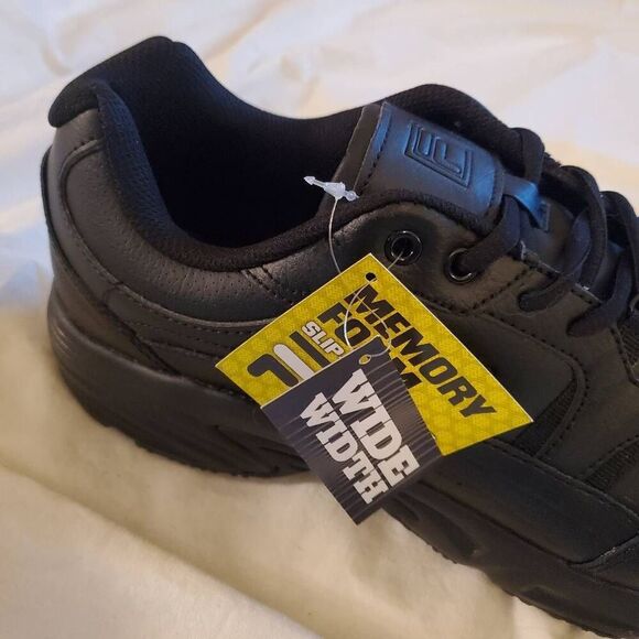 NWT. Amputee. FILA, Black, Mens Size 14 4E. - Picture 4 of 9